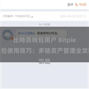 比特派钱包用户 Bitpie钱包使用技巧：多链资产管理全攻略