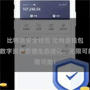比特派安全钱包 比特派钱包：数字资产管理生态进化，无限可能！