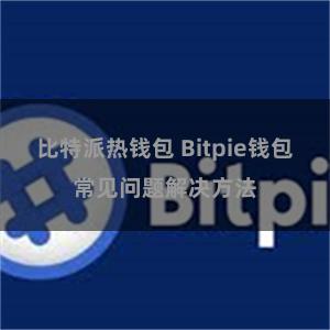 比特派热钱包 Bitpie钱包常见问题解决方法