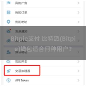 Bitpie支付 比特派(Bitpie)钱包适合何种用户？