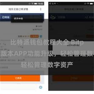 比特派钱包教程大全 Bitpie最新版本APP功能升级，轻松管理数字资产