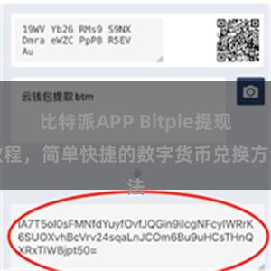 比特派APP Bitpie提现教程，简单快捷的数字货币兑换方法