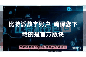 比特派数字账户 确保您下载的是官方版块